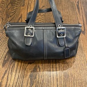 Coach top handle handbag